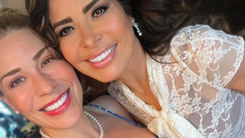 Gloria Trevi y su hermana Mildred Treviño
