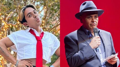 Ricardo La Loba y René Franco discusión