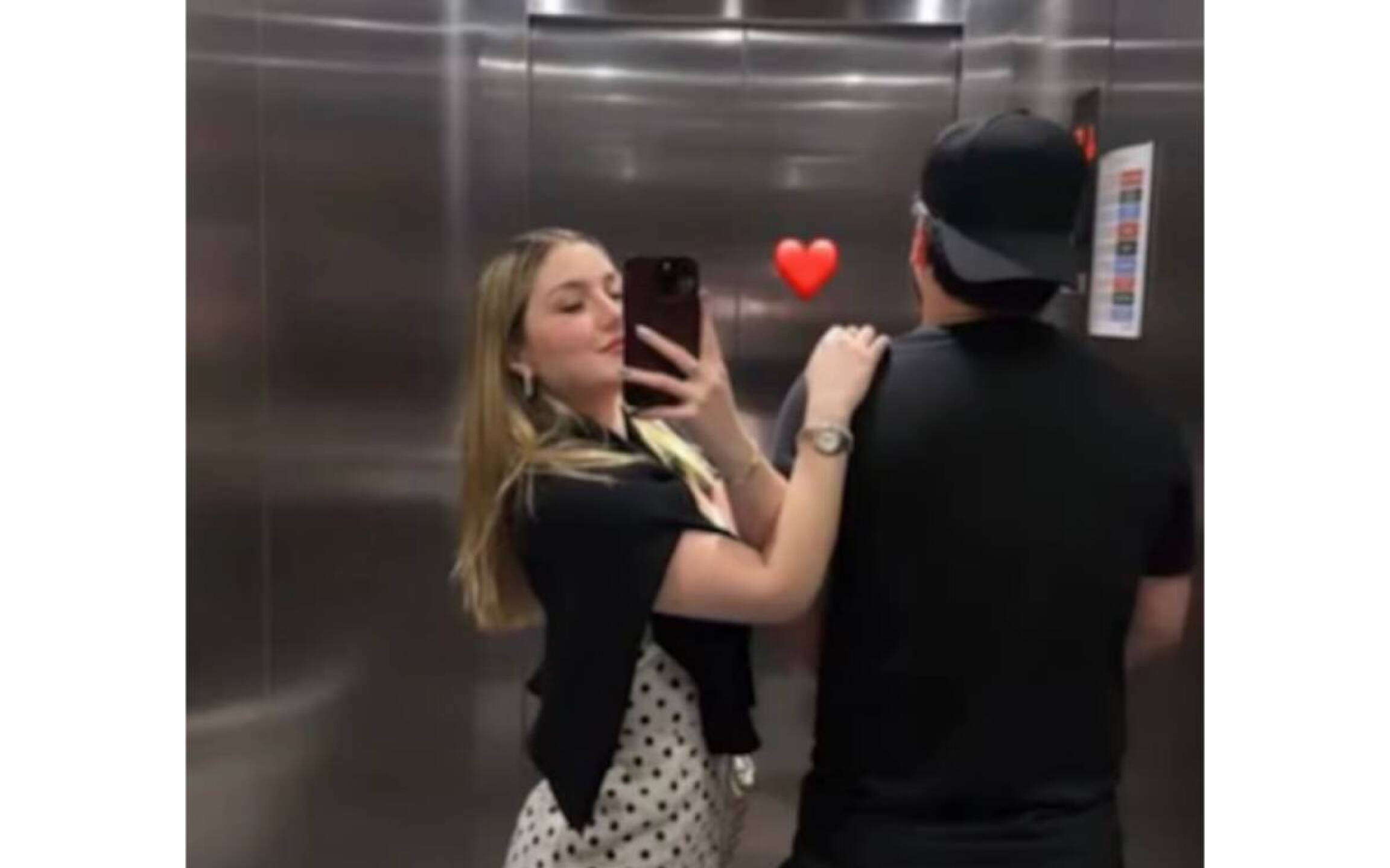 Melenie Carmona y su novio