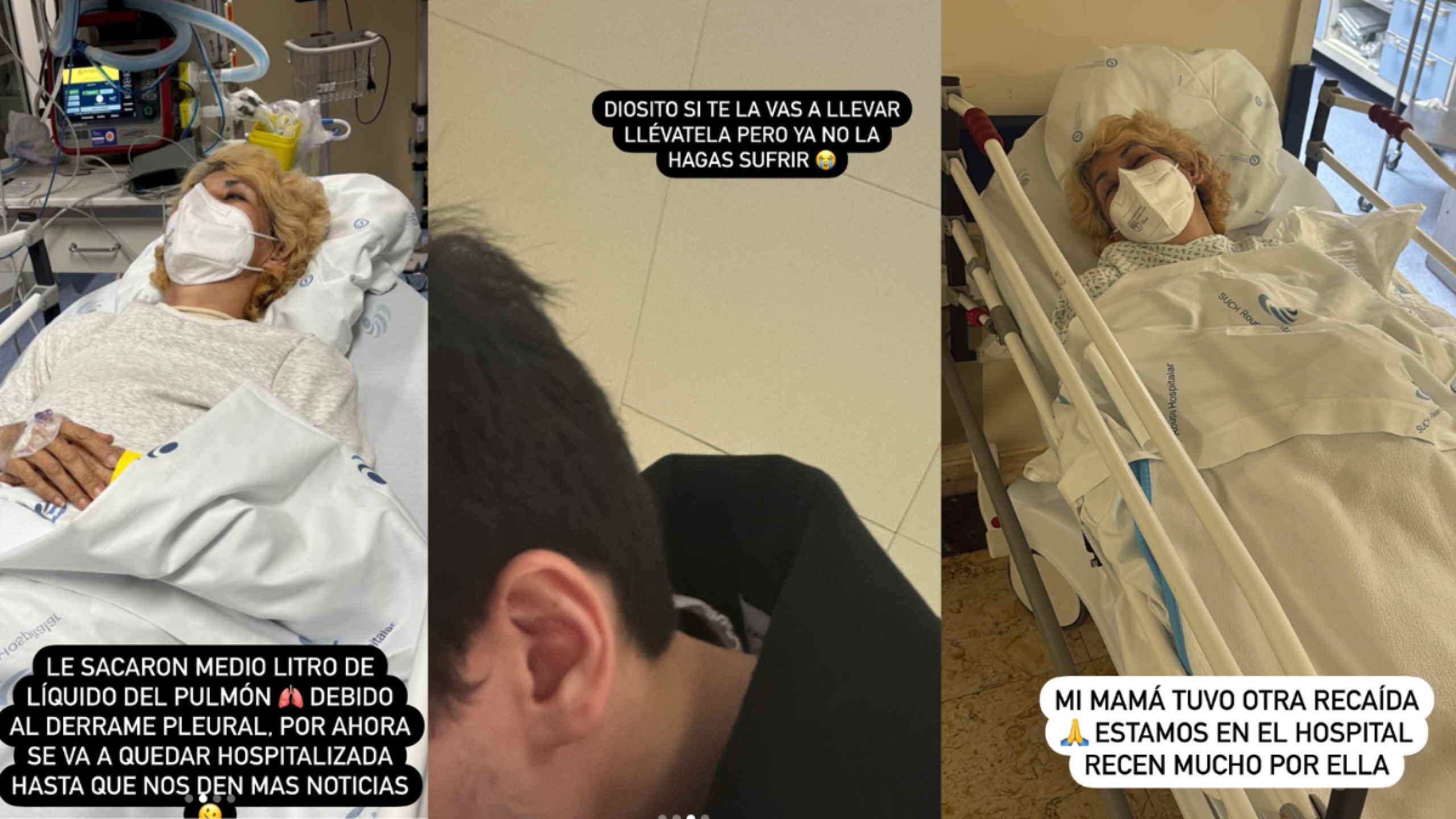 Divaza preocupado por la salud de su mamá