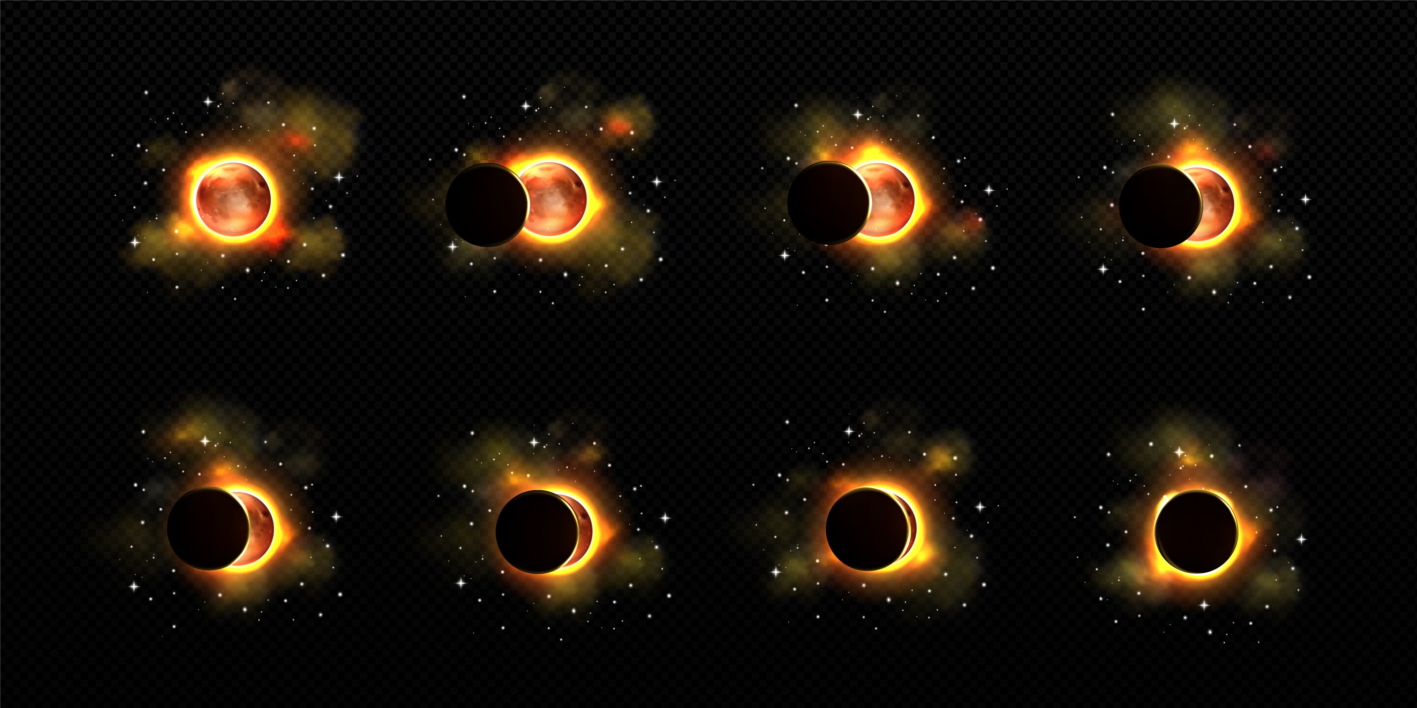 Eclipse fases foto