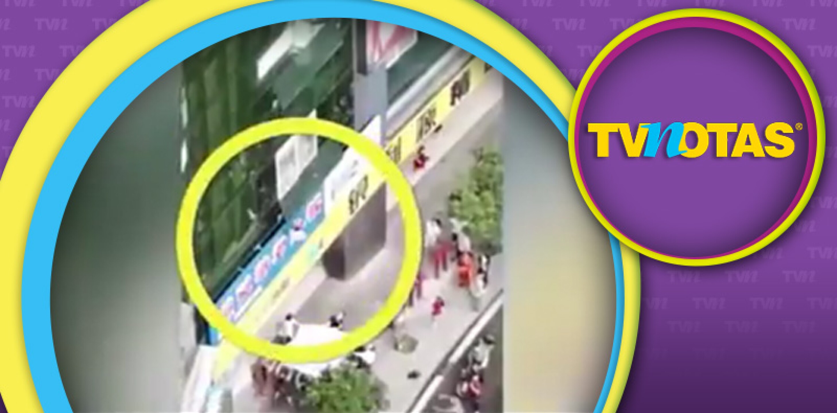 Niño se arroja de un edificio y una sábana le salva la vida