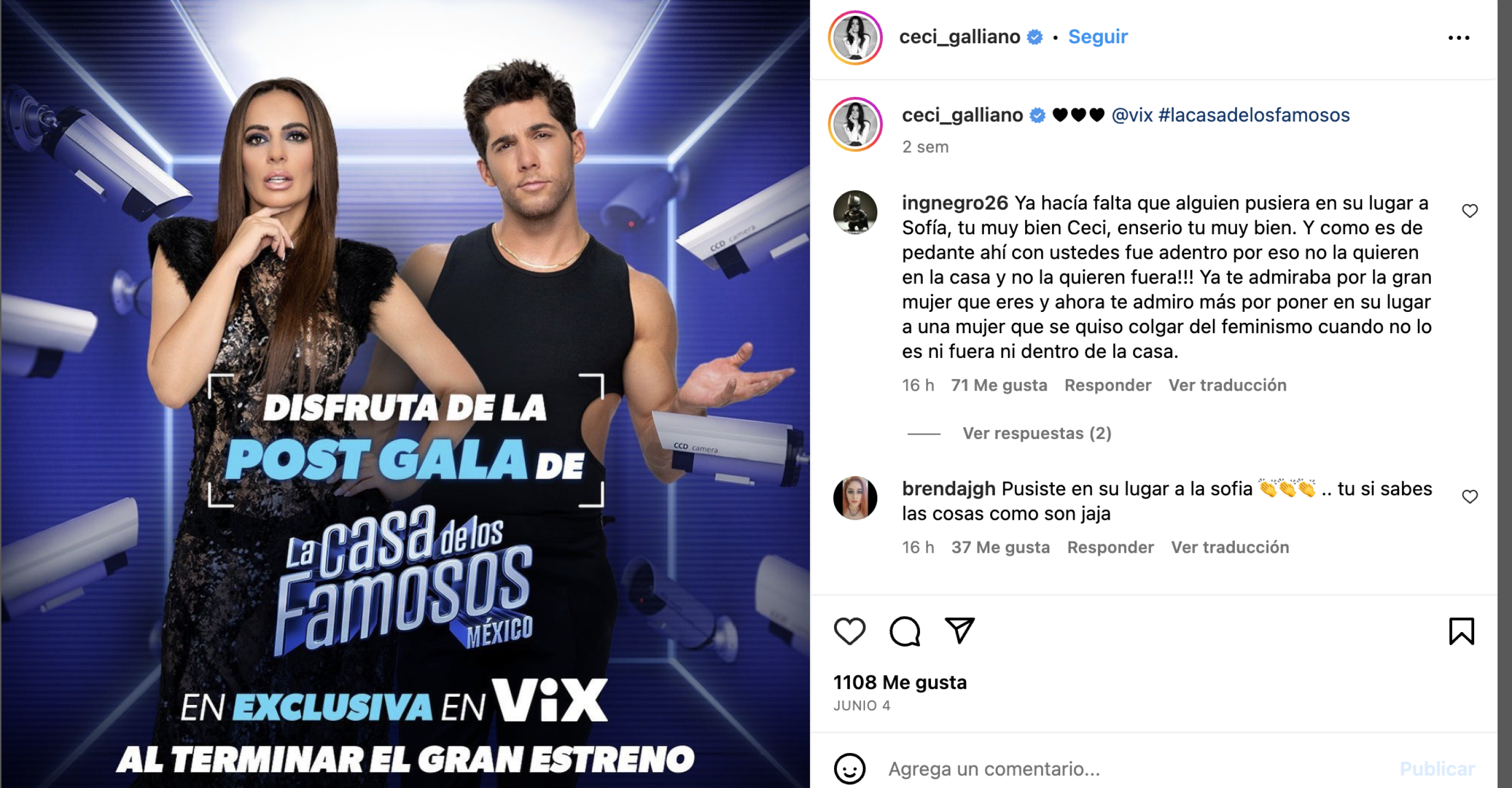 Cecilia Galliano pos-gala