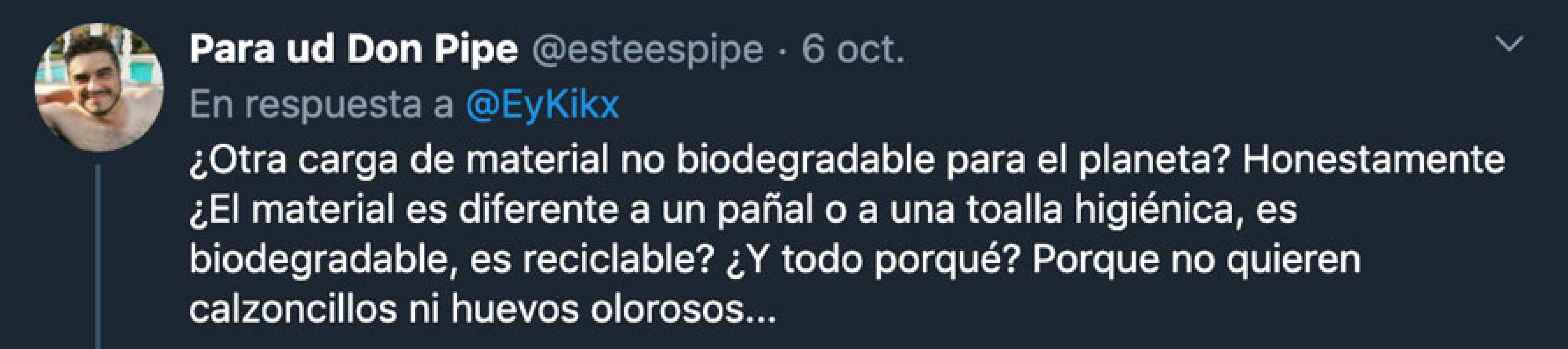 toallas sanitarias masculinas