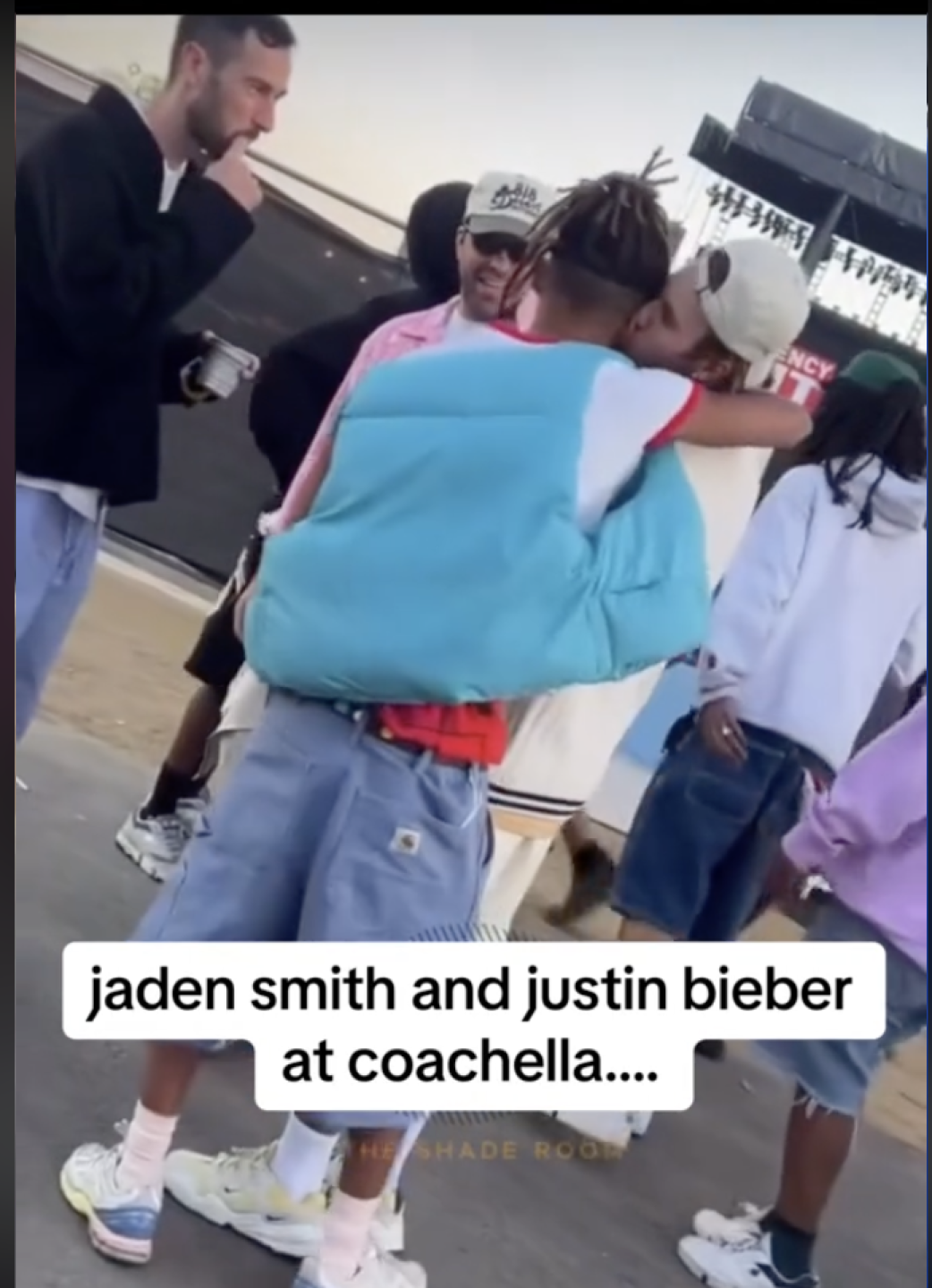 Justin Bieber y Jaden Smith se encuentran en Coachella 2024