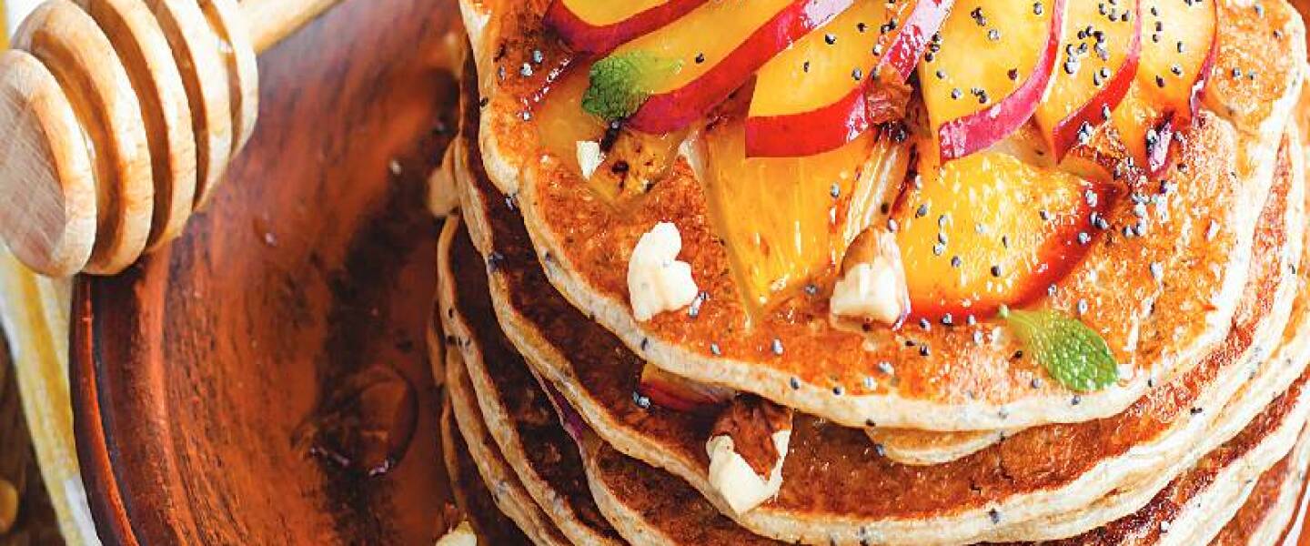 Hot cakes sin harina