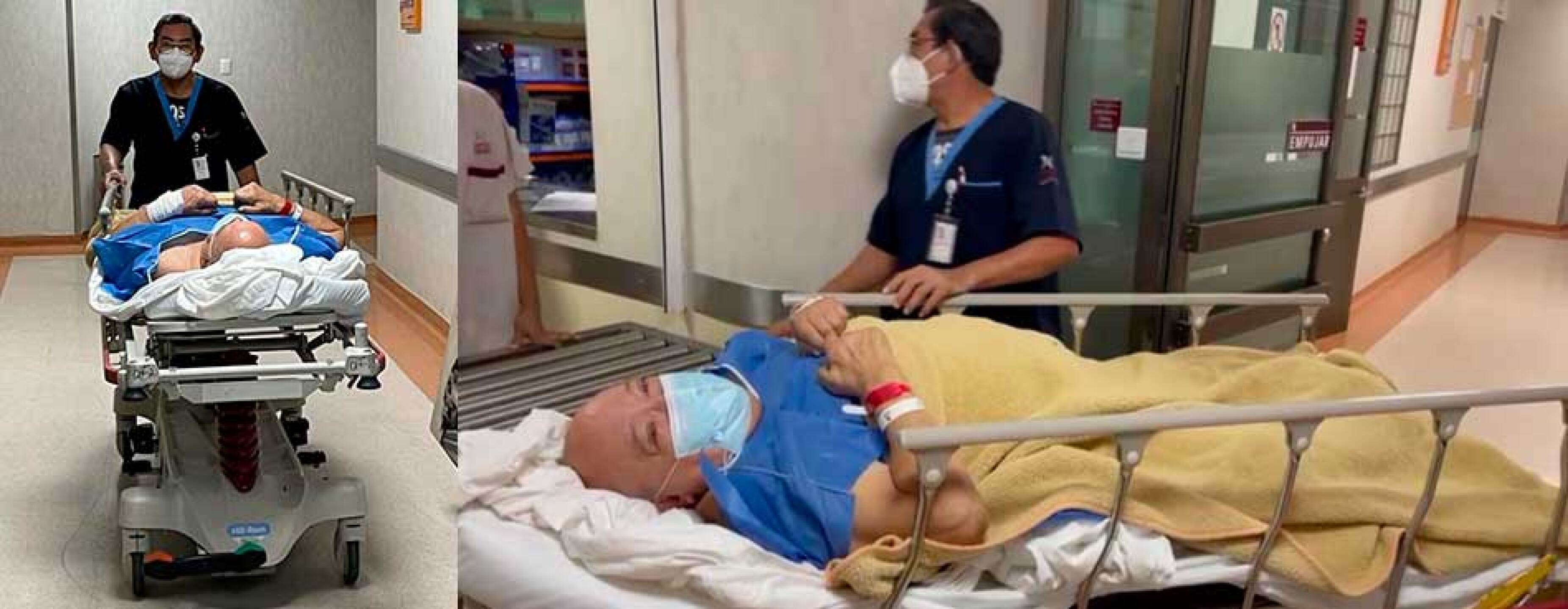 Luis de Alba es hospitalizado