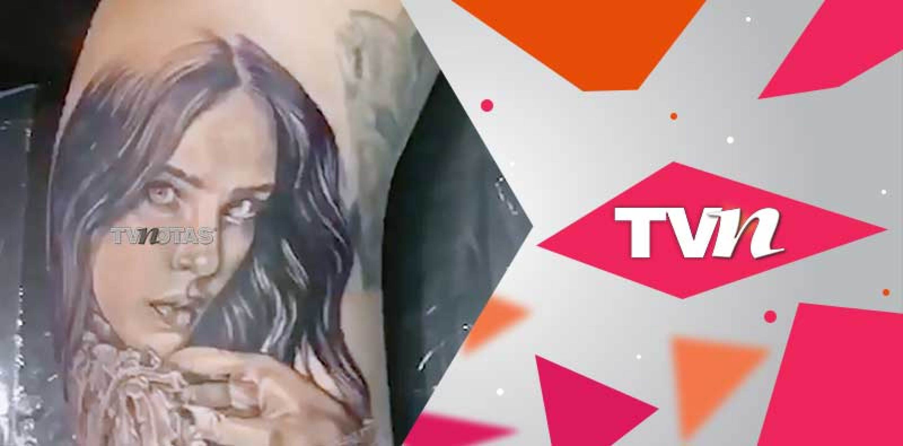 Se tatuó la cara de Belinda.