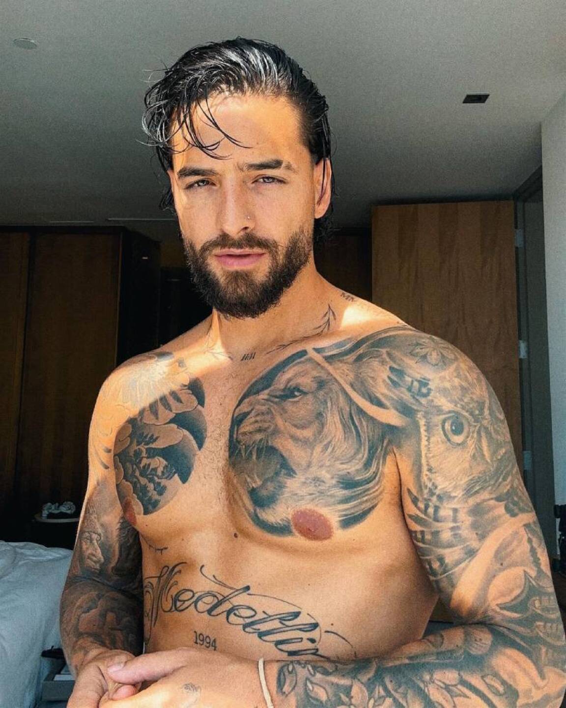 Maluma disfrutando en la Ciudad de México y dando testimonio en Instagram