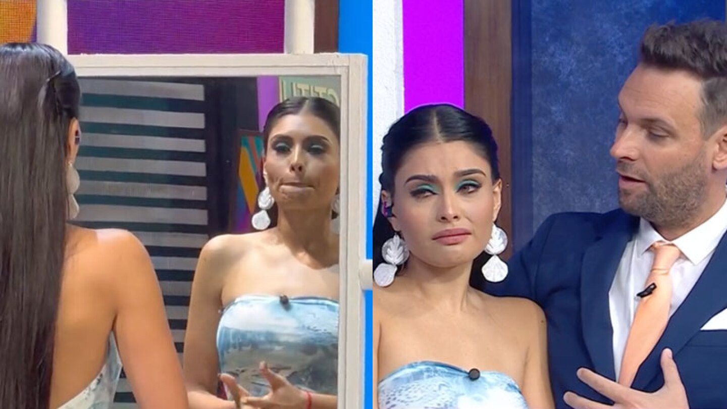 Kristal Silva llora en VLA al verse al espejo