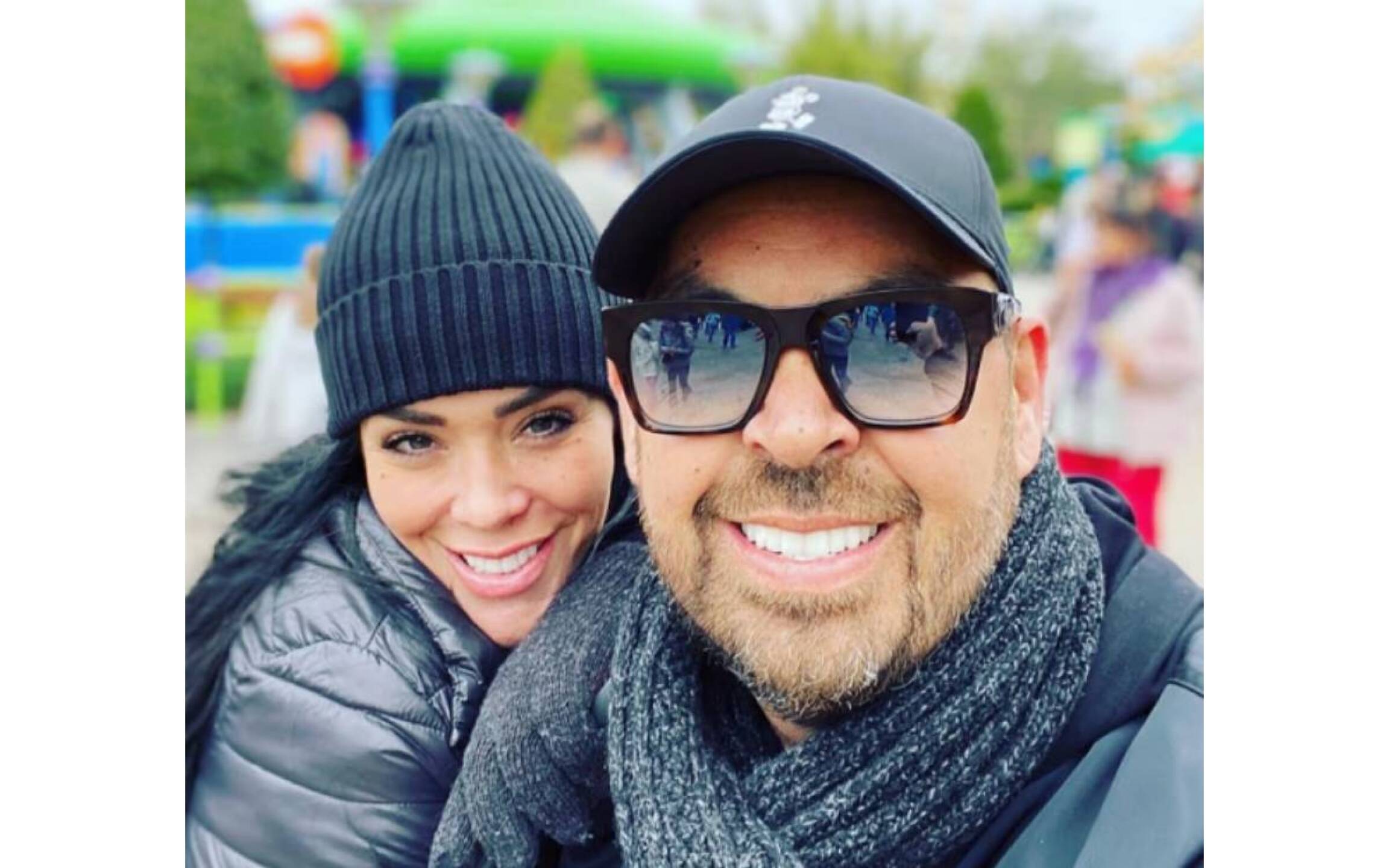 Jorge D'Alessio y su esposa