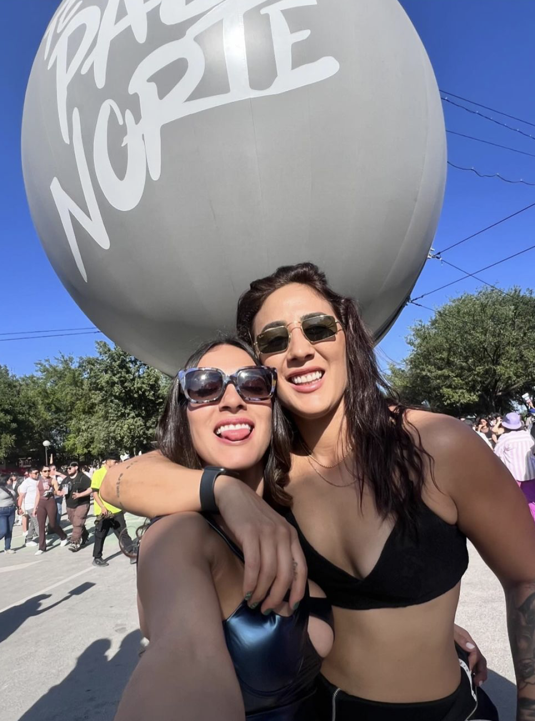 Paulette Gallardo y Gloria Murillo en el Pa'l Norte