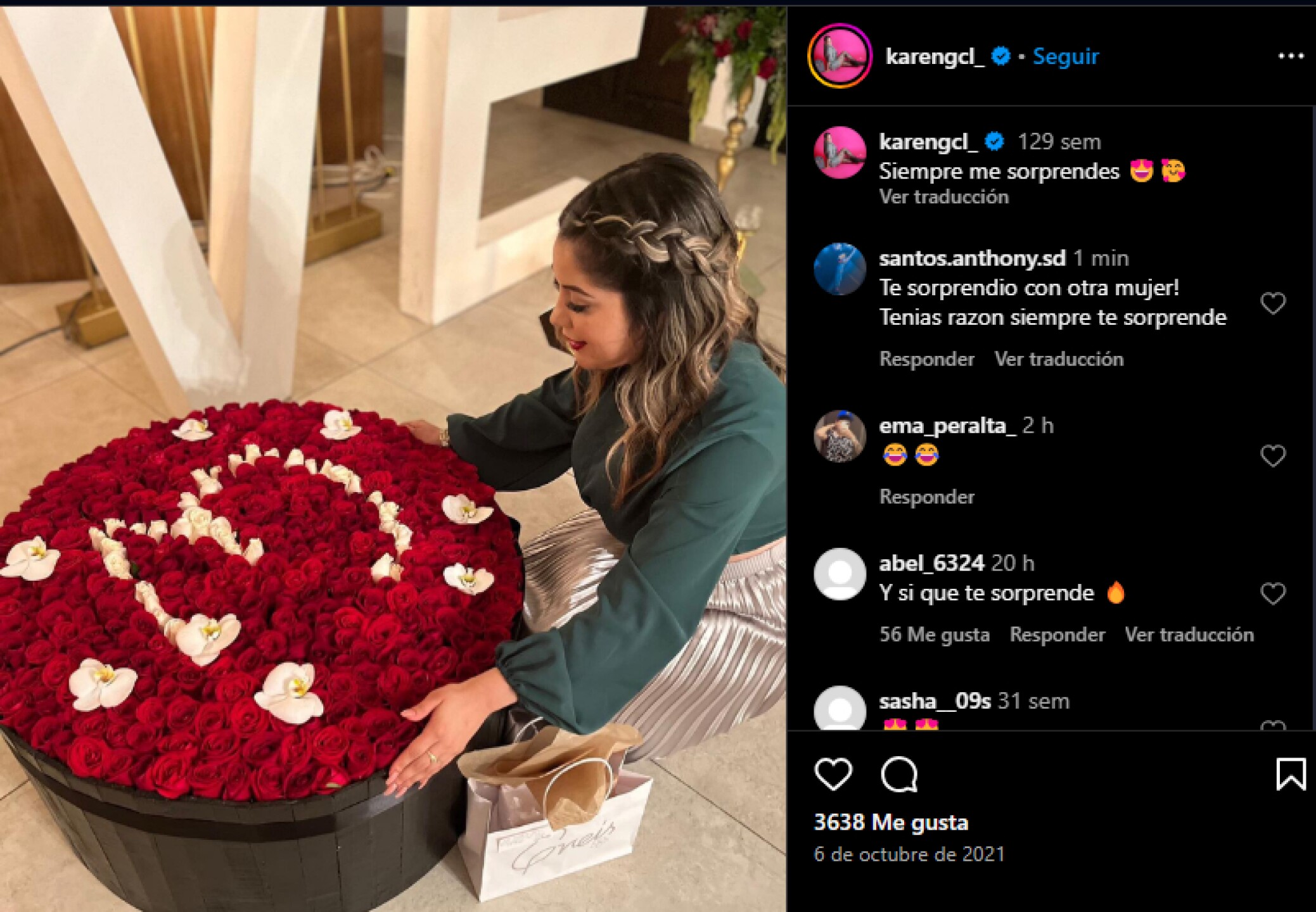 Karen Caro, exesposa de Luis R. Conriquez