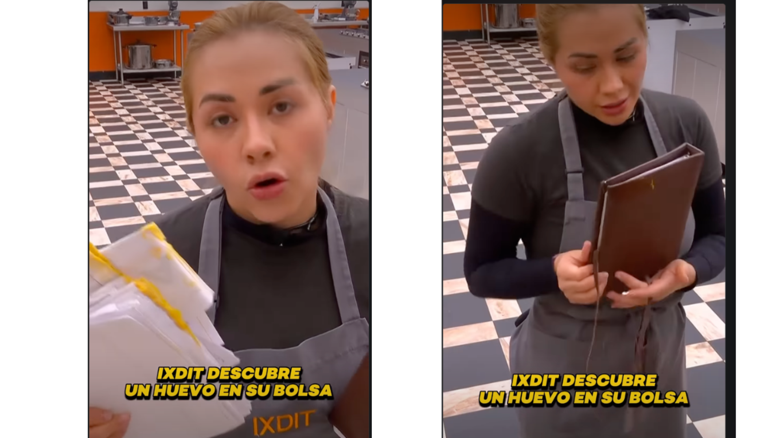 Ixdit tras encuentra el huevo crudo en su mochila