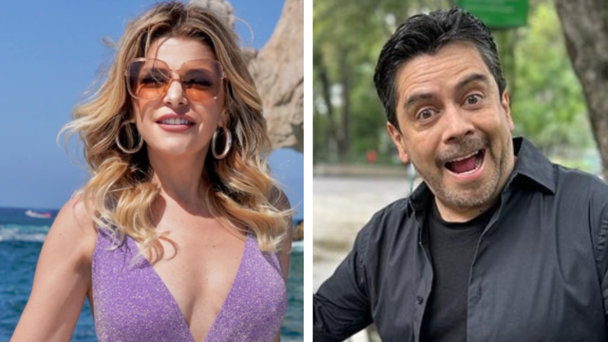 Itatí Cantoral y Carlos Espejel