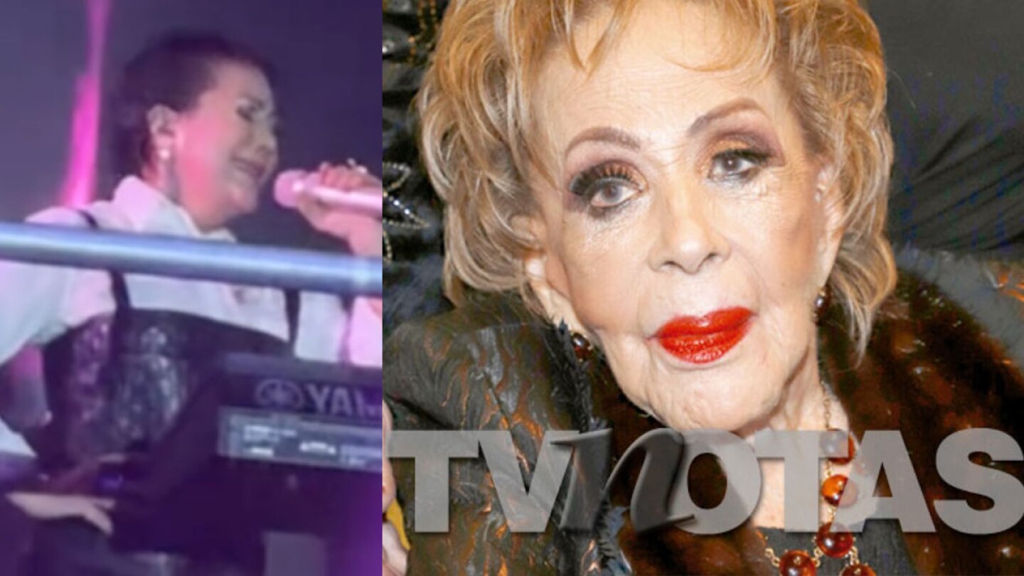 Alejandra Guzmán rompe en llanto en concierto tras la muerte de Silvia Pinal