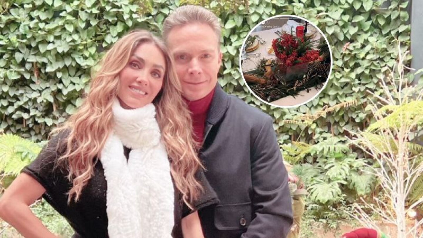 La lujosa fiesta navideña de Anahí y su familia