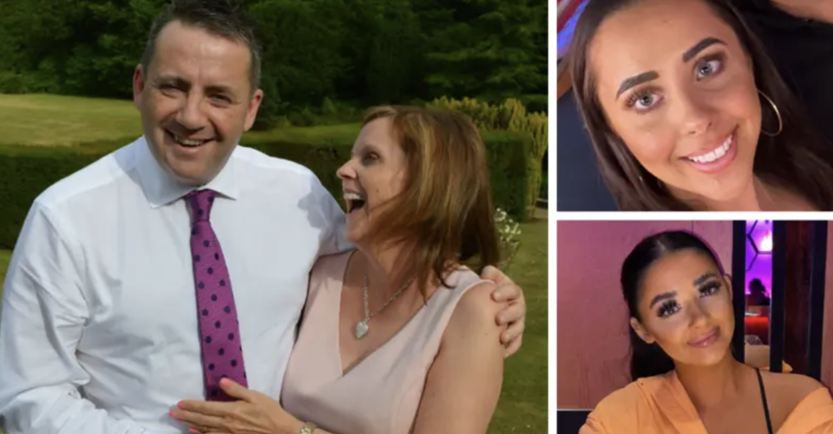 Presentador de la BBC con su esposa e hijas