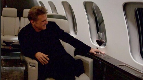 Luis Miguel en el Global 7500