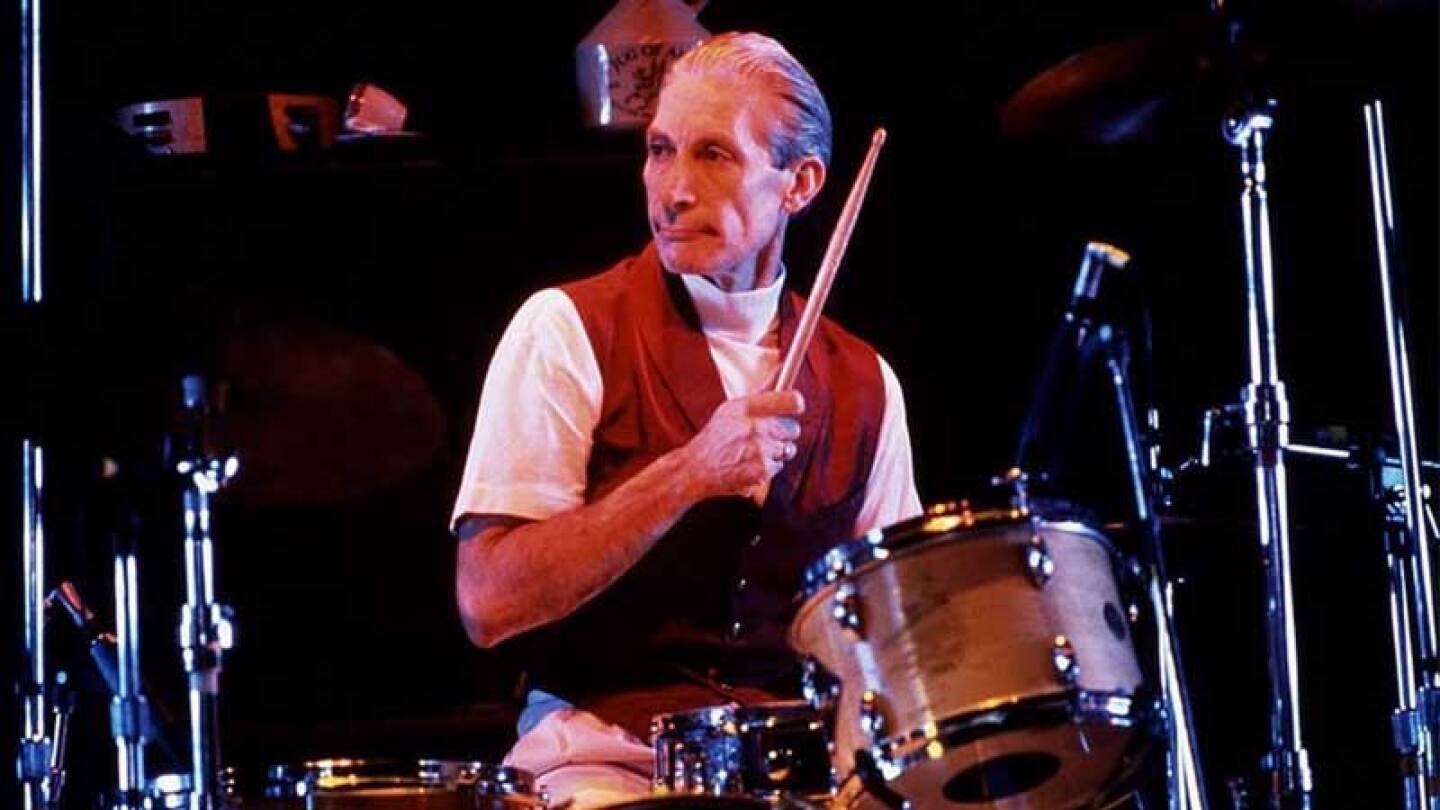 Charlie Watts es el baterista de los Rolling Stones