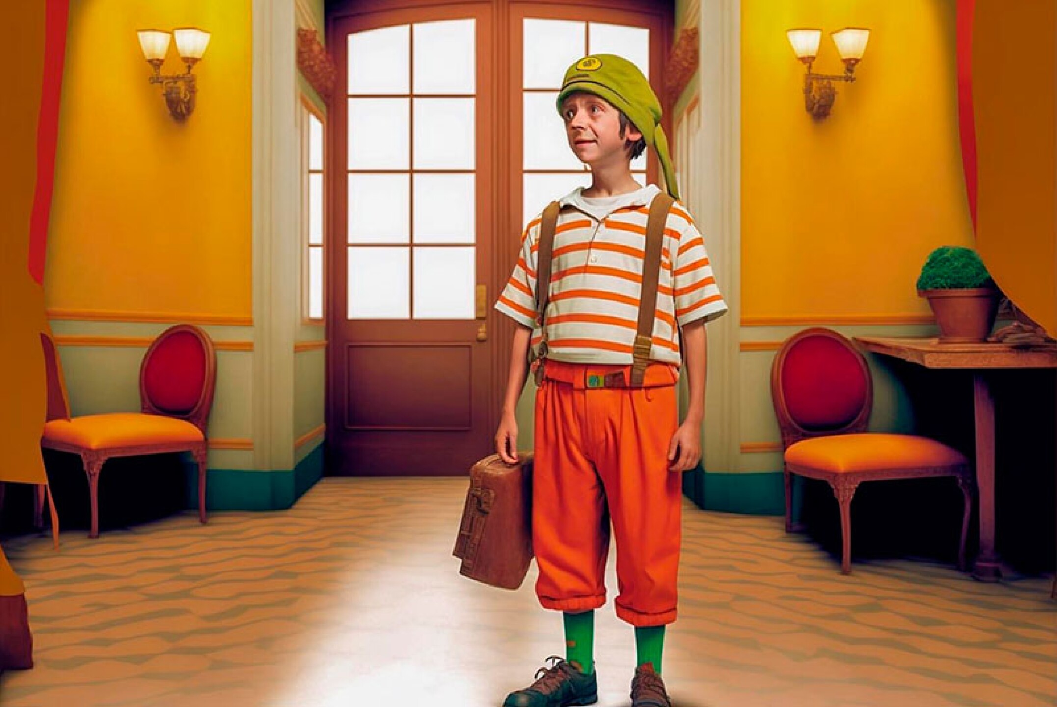 Viralizan imperdible galería de imágenes de la Vecindad del Chavo al estilo de Wes Anderson