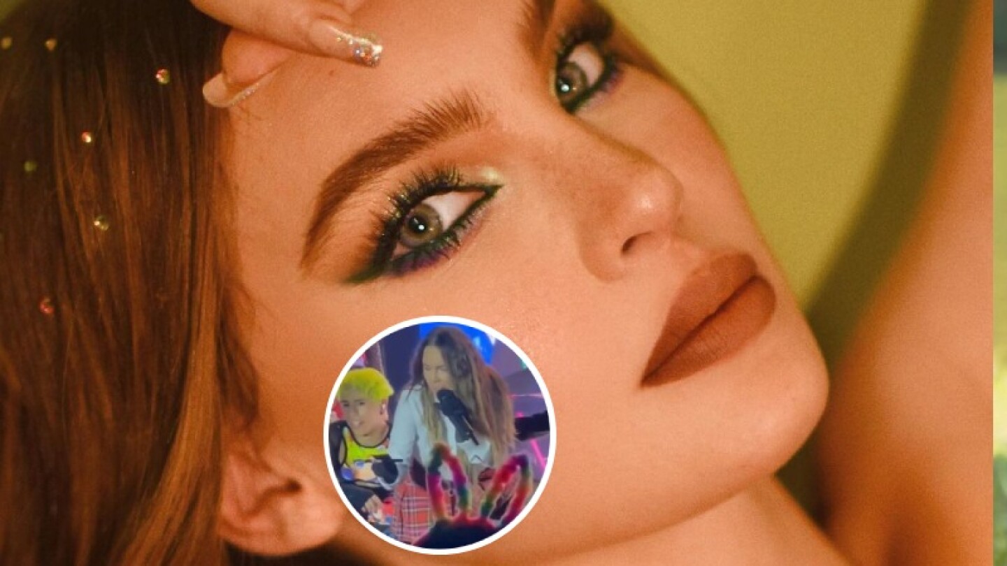 Belinda 'hace tatuaje' a fan durante su concierto