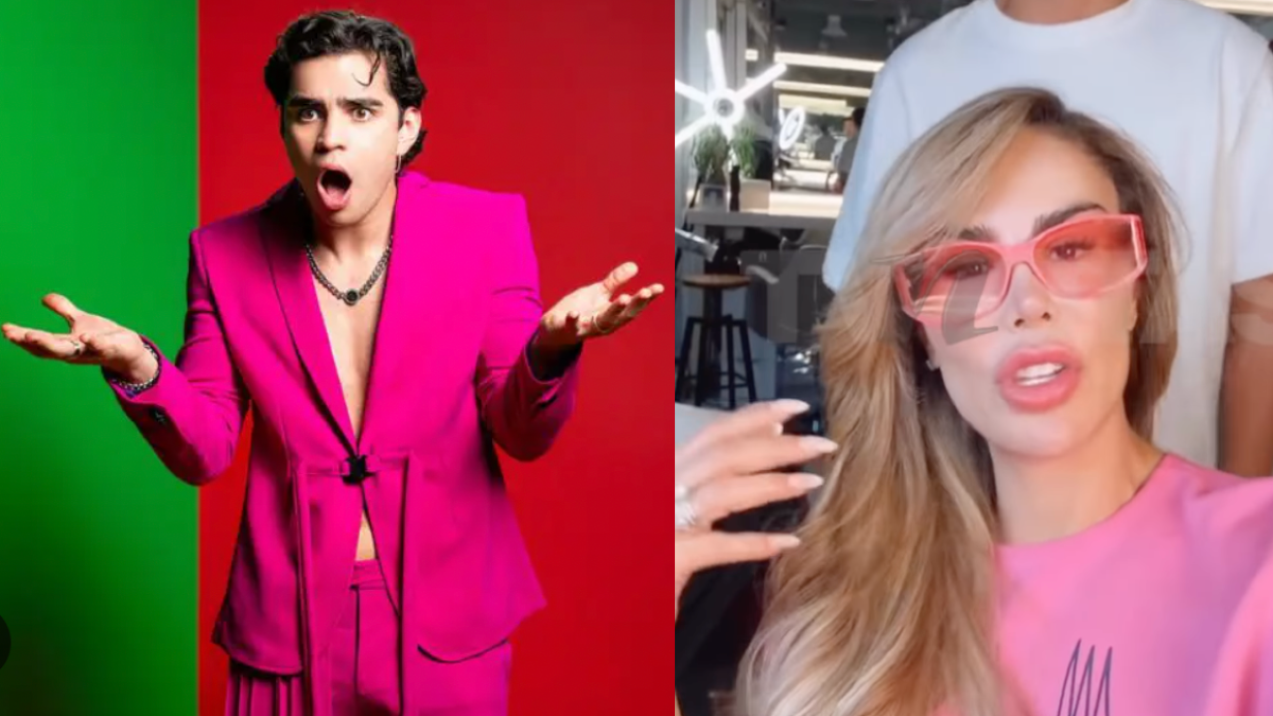 Ninel Conde y Aarón Mercury