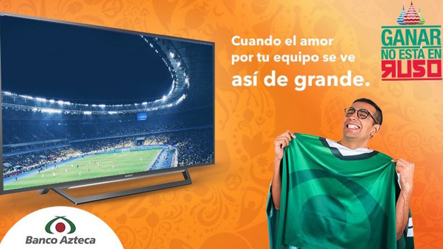 Ganar no está en ruso…Banco Azteca te la deja fácil