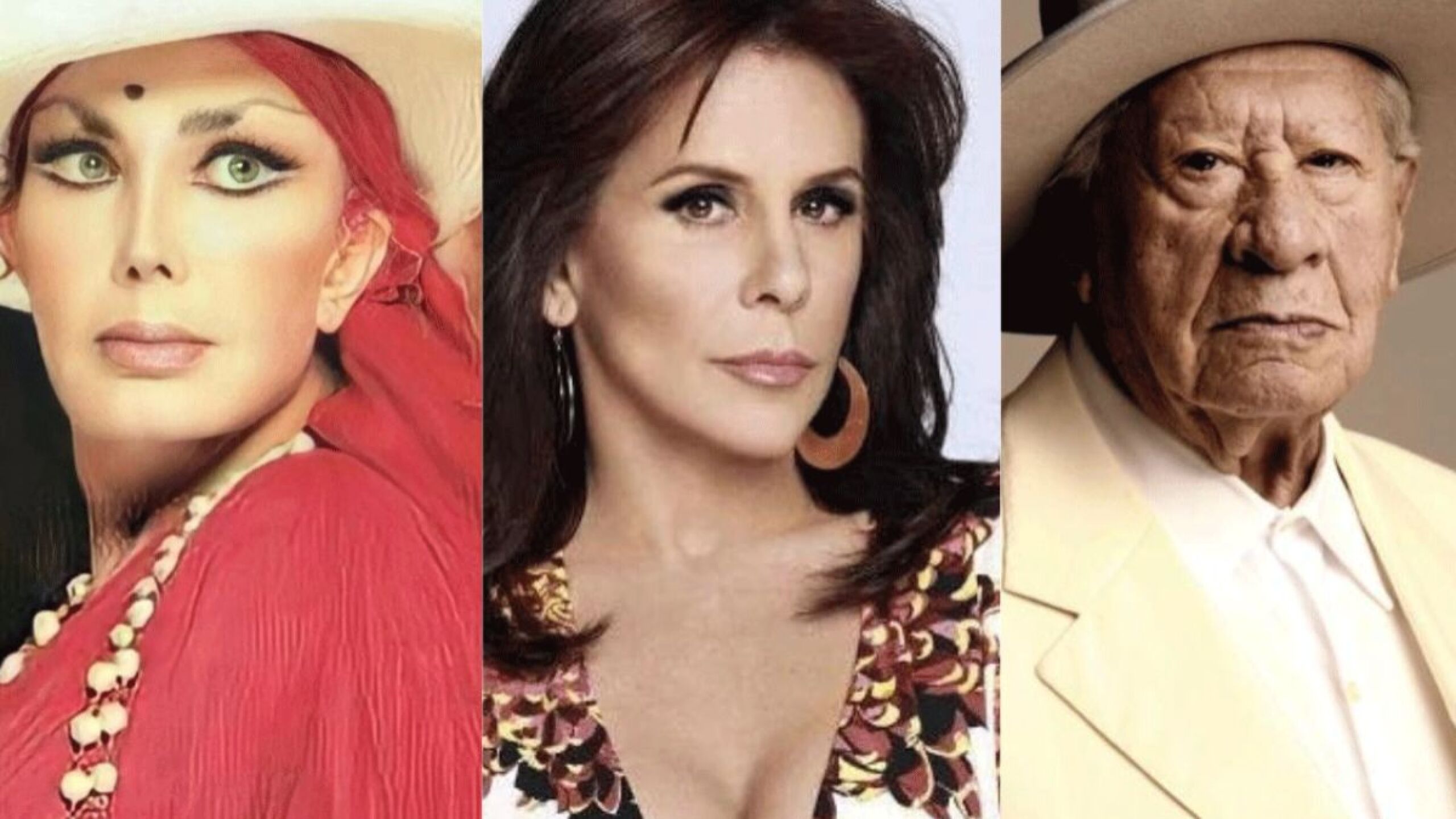 Irma Serrano, Rebecca Jones e Ignacio López Tarso