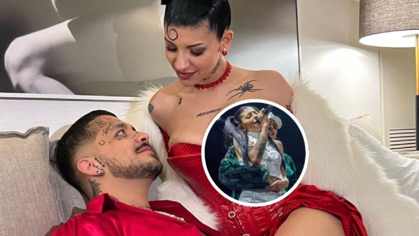 Cazzu y Christian Nodal derrocharon amor en los escenarios de Guadalajara