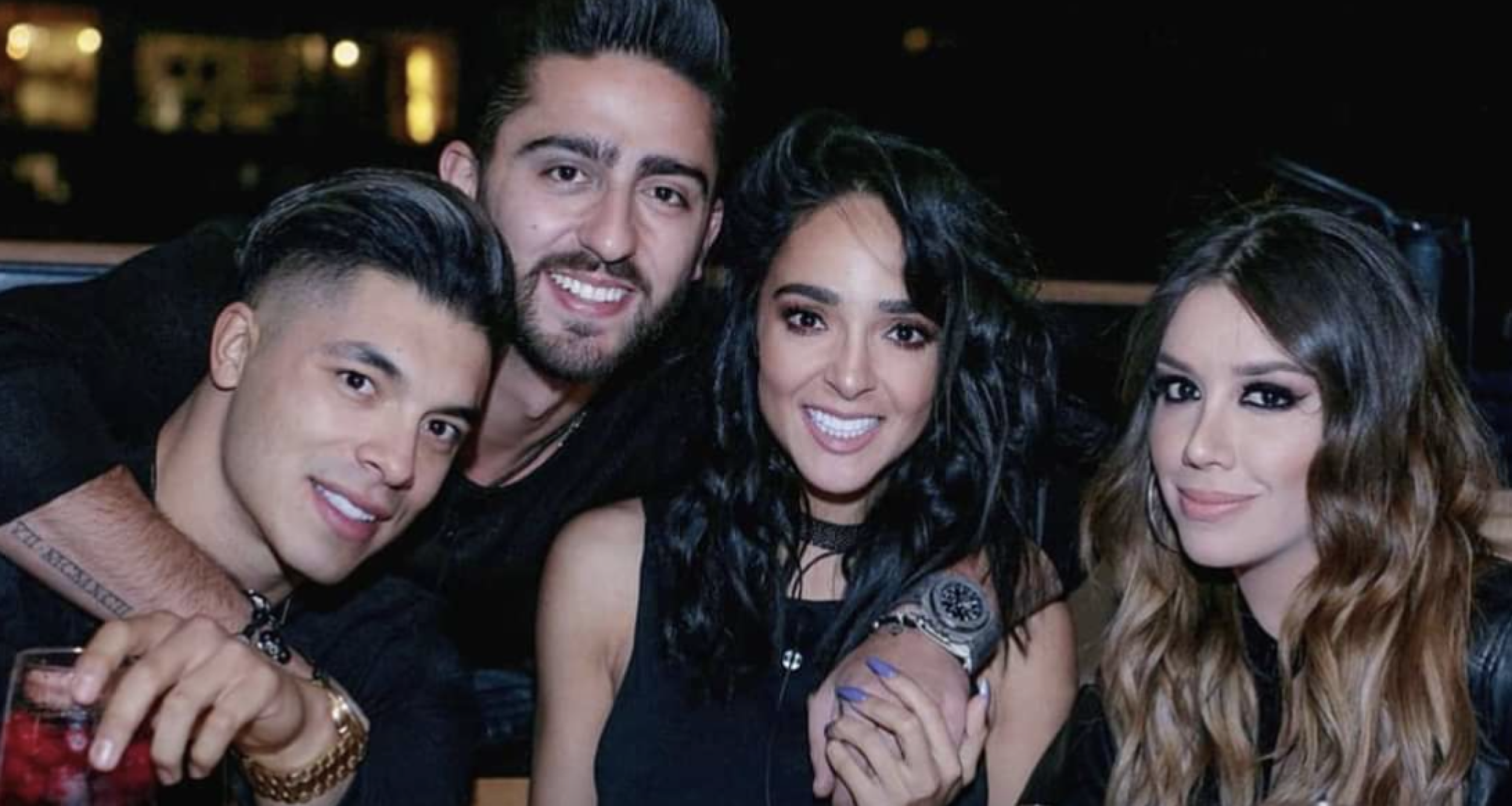 Jawy, Potro, Mane y Karime de Acapulco Shore juntos