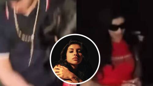 Cazzu de fiesta en Monterrey