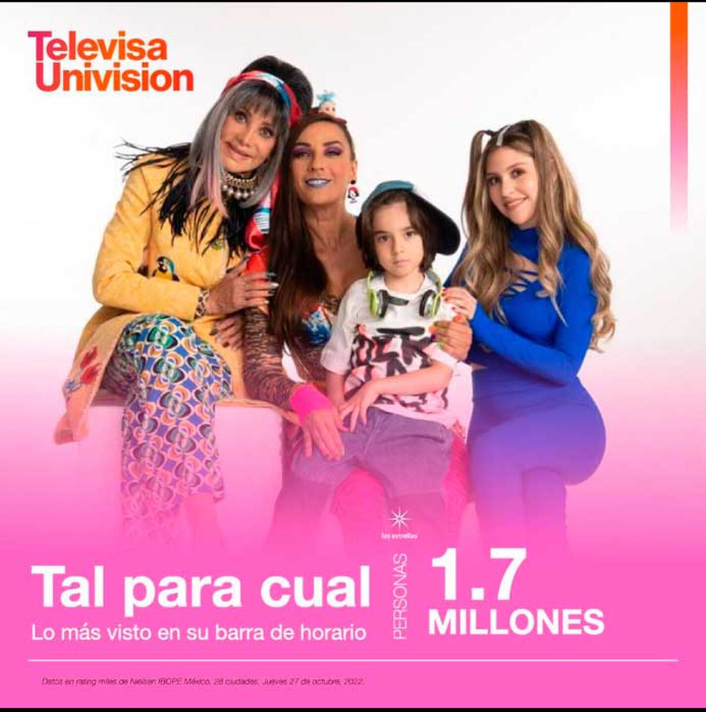 ‘Tal para cual’ tendrá segunda temporada por ser programa más visto de Televisa