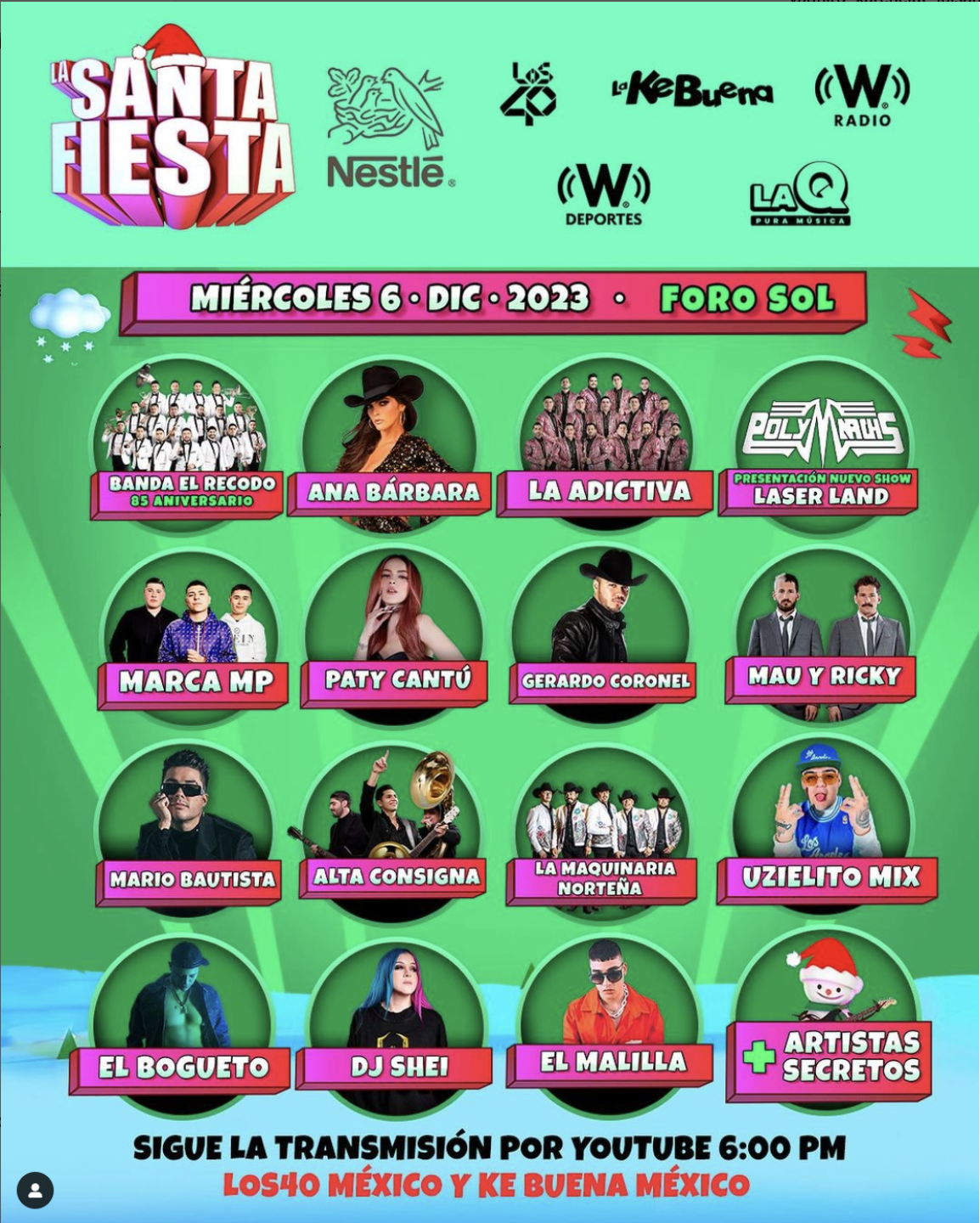 La santa fiesta 2023 Foro Sol