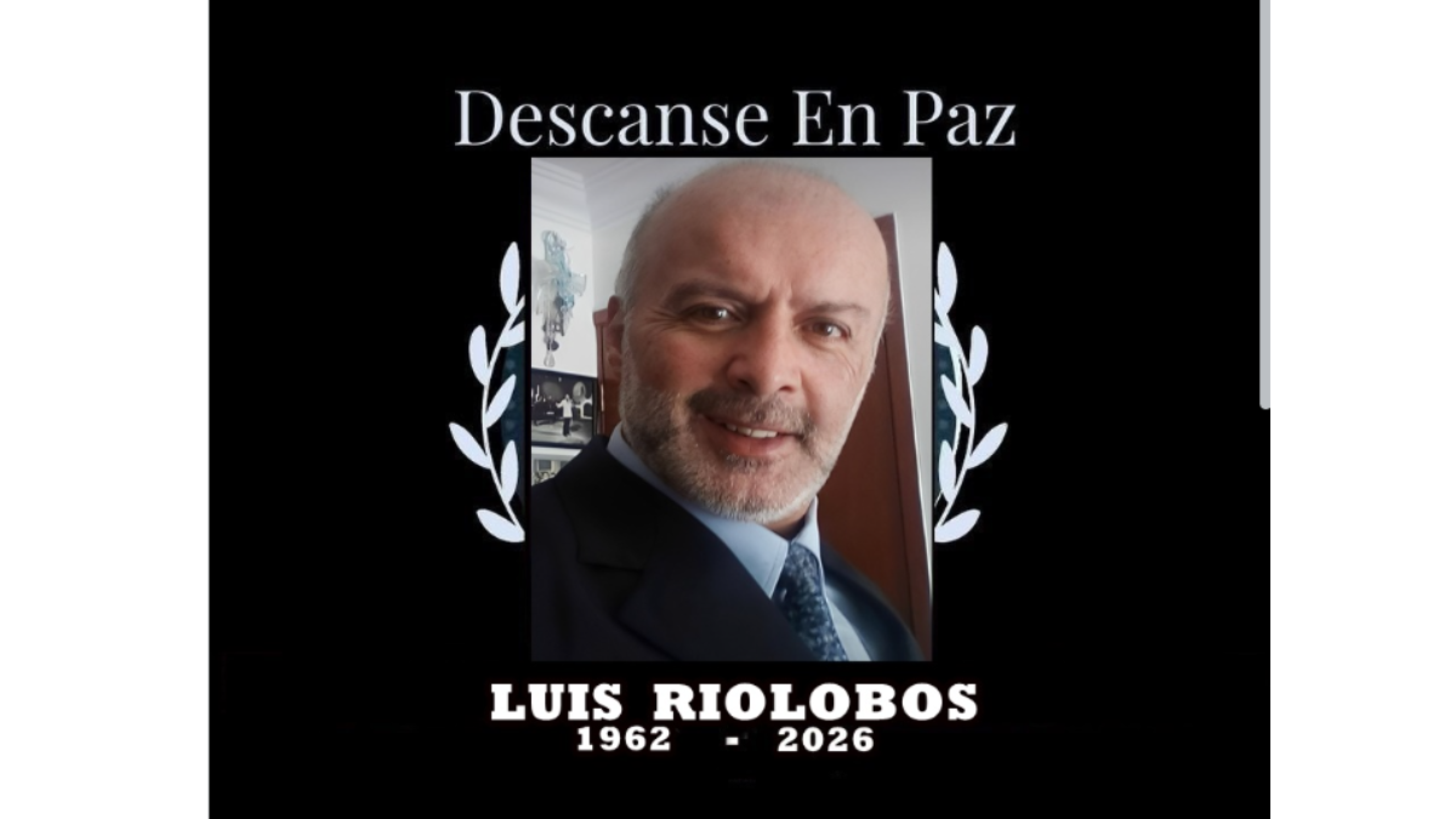 Murió el actor de La Rosa de Guadalupe Luis Alberto Riolobos Sobisch