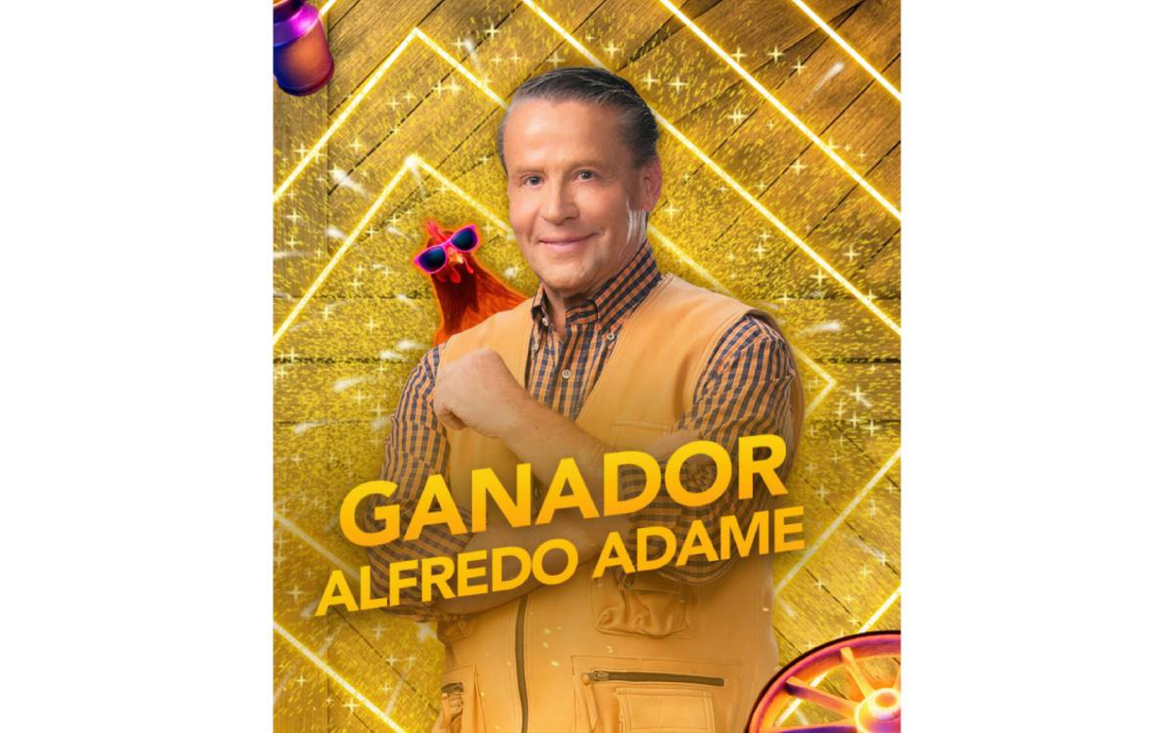 Alfredo Adame, ganador de La granja VIP