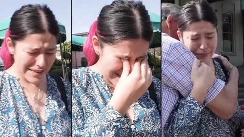 Lesslie Polinesia sale del hospital sin su bebé  y rompe en llanto