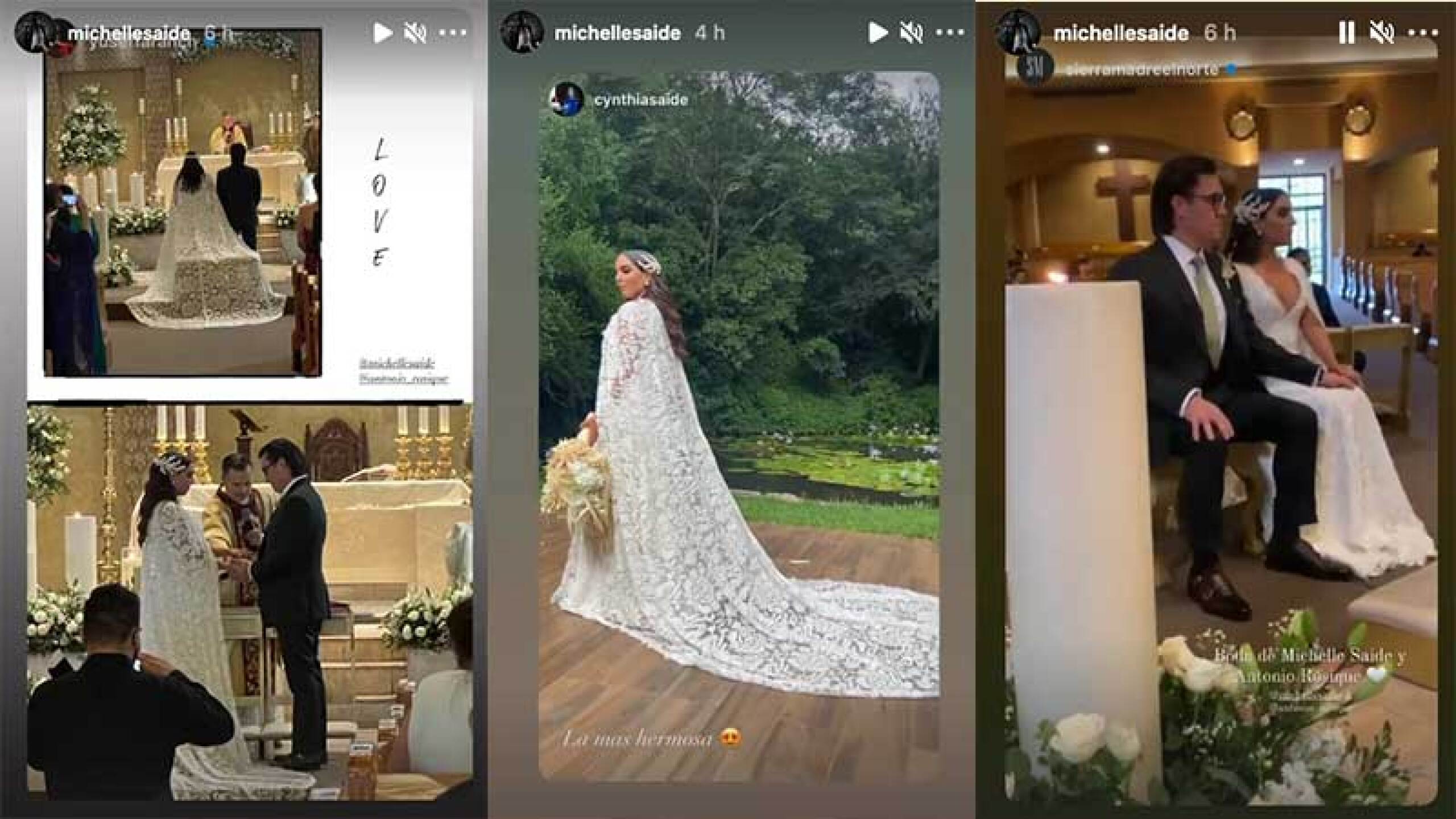 Michelle Saide habla sobre su vestido