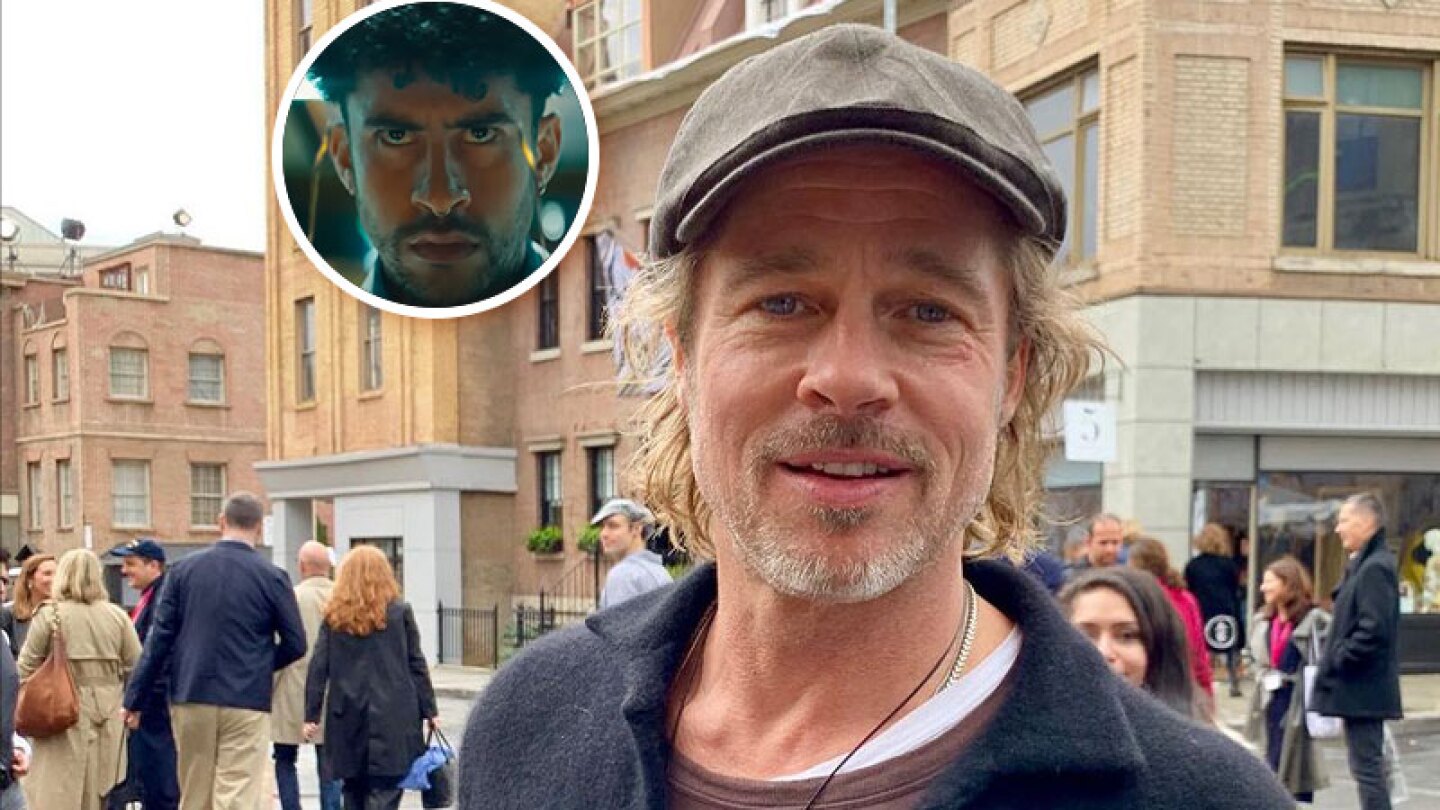 Brad Pitt reacciona a la actuación de Bad Bunny