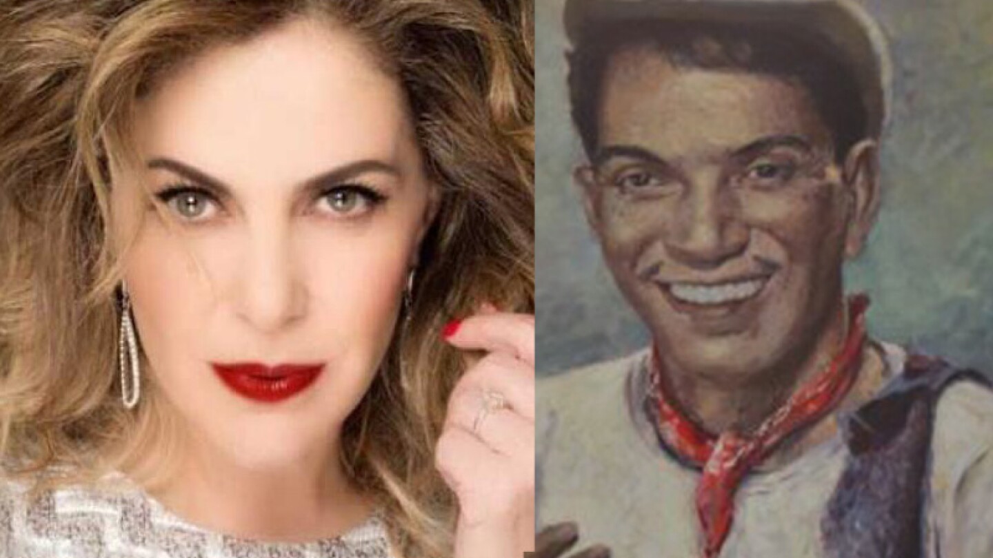 Tita Marbez visita tumba para celebrar el natalicio 109 de Cantinflas