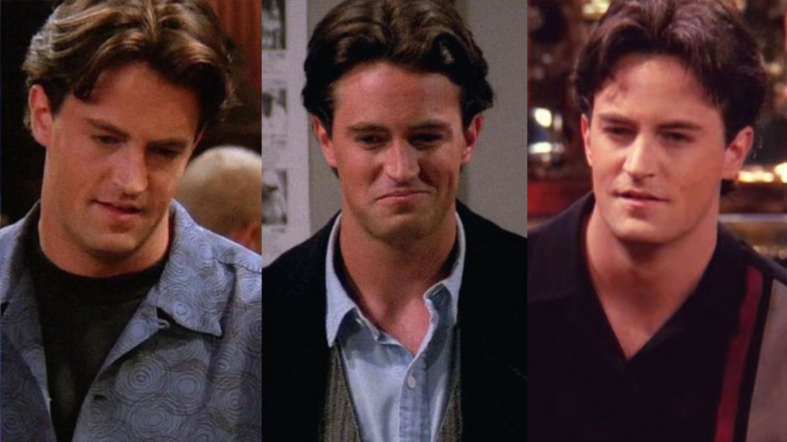 Chandler en Friends, Matthew Perry composición portada