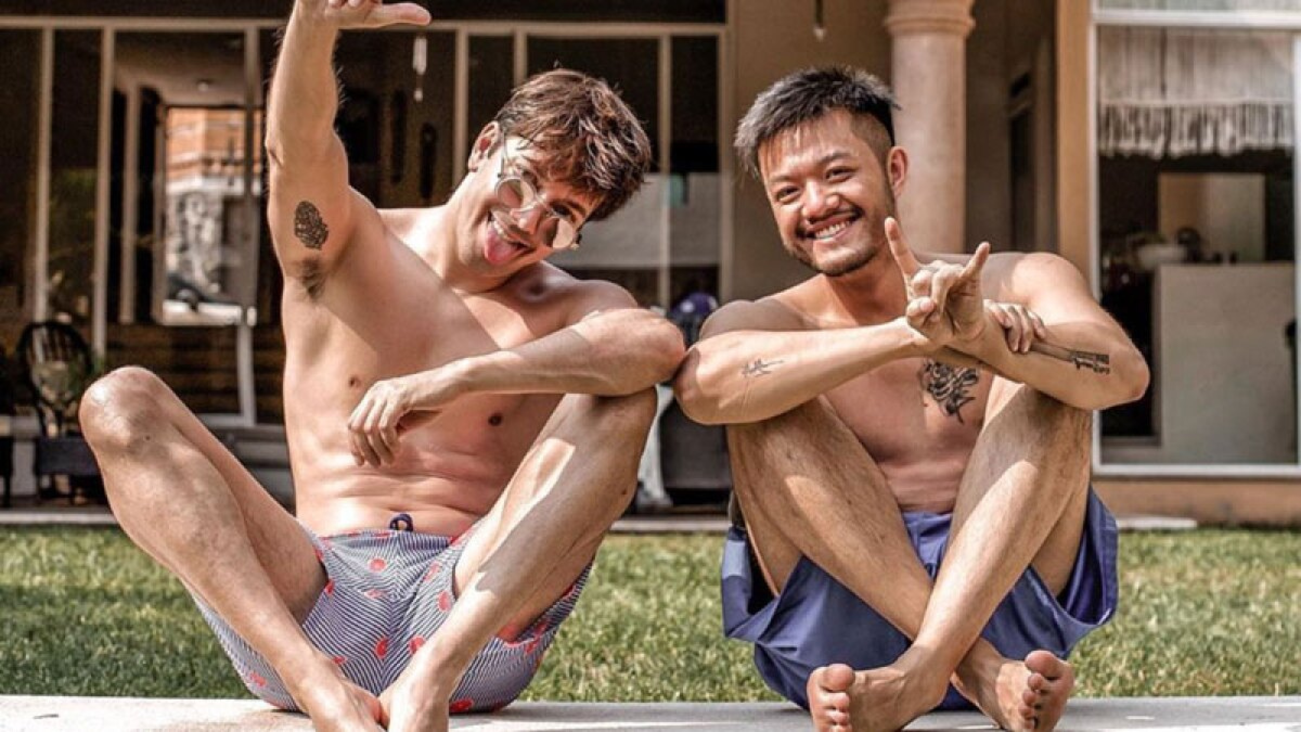 Roger González e Ismael Zhu