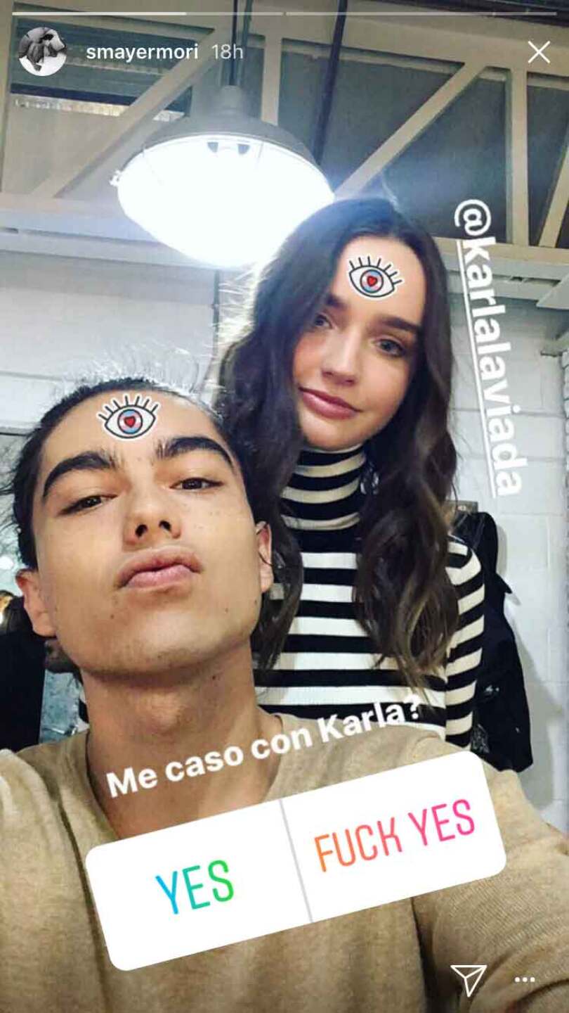 Ella es la mujer con la que quiere casarse, según lo publicó en Instagram