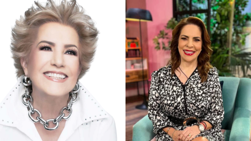 Maxine Woodside y Ana María Alvarado