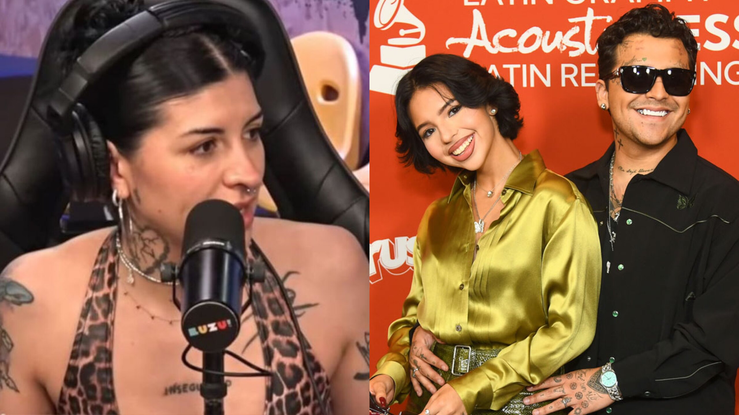 Cazzu, Nodal y Ángela polémica