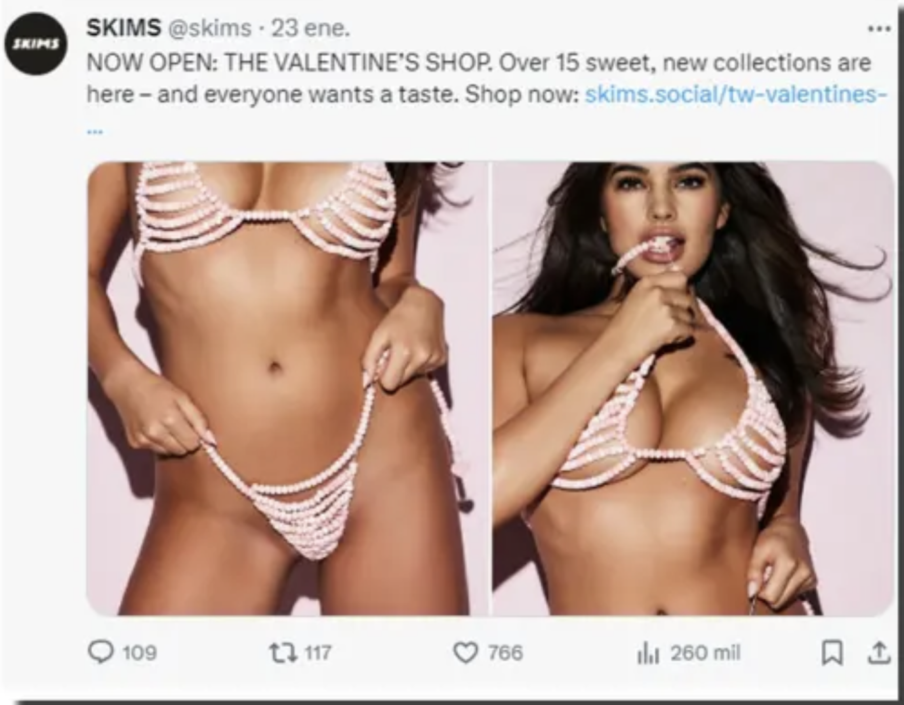 Kim Kardashian lanza lencería comestible