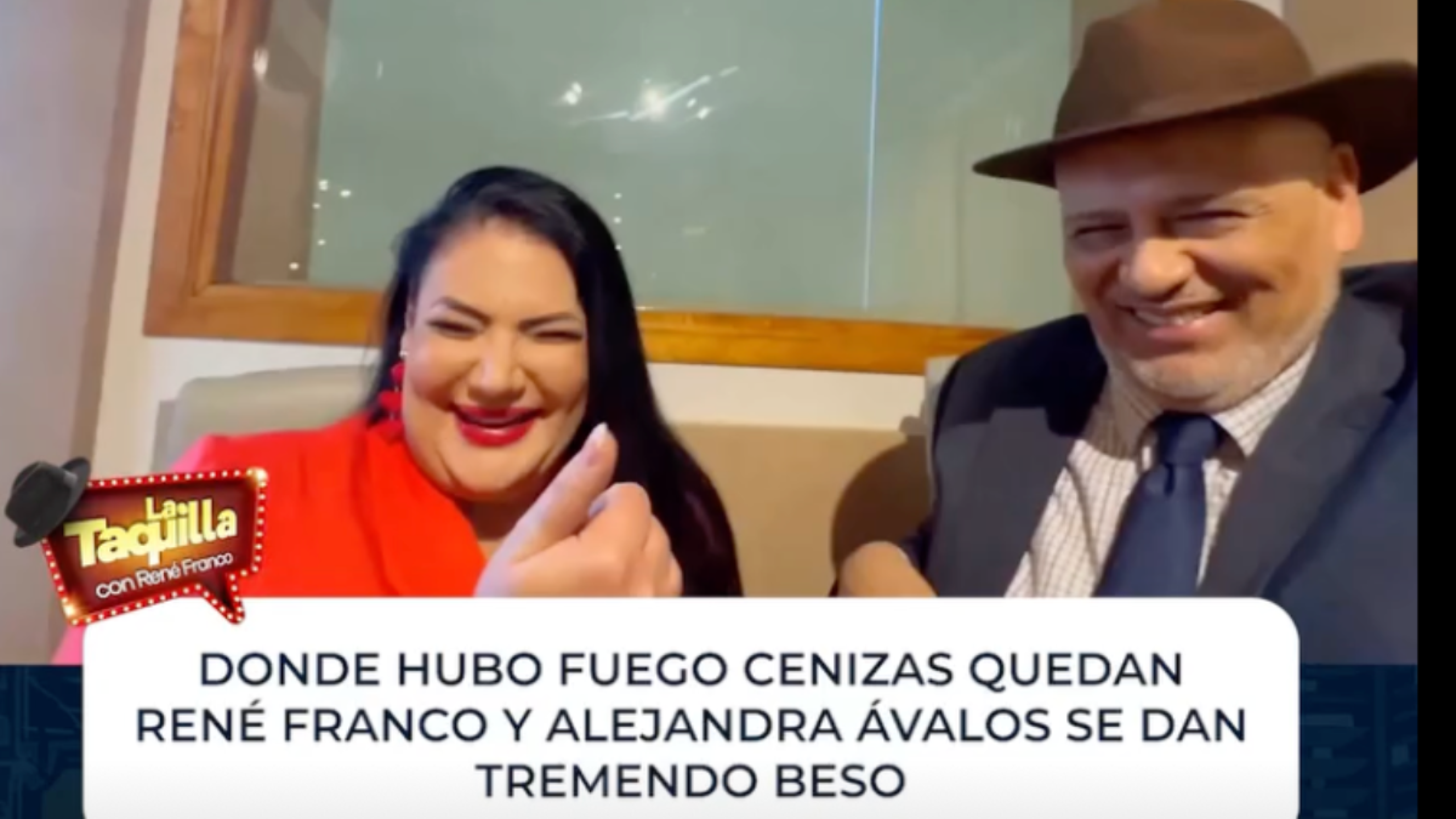 Alejandra Ávalos y René Franco