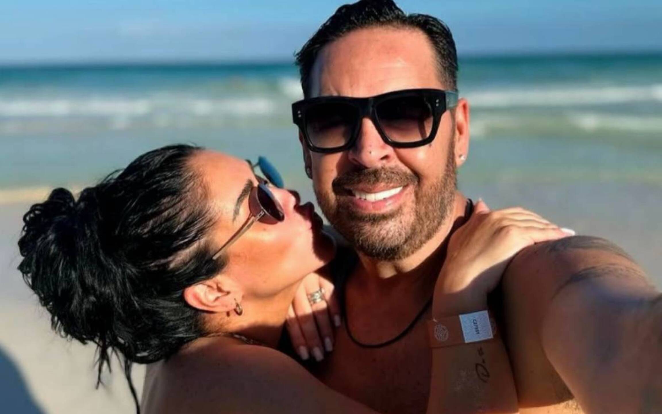 Jorge D'Alessio y su esposa