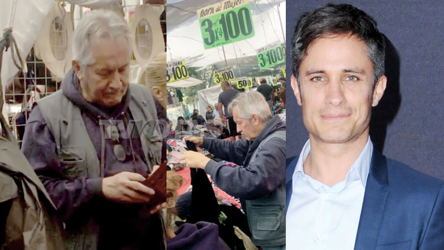 Gael García nada en dinero mientras su papá ¡usa ropa del tianguis!