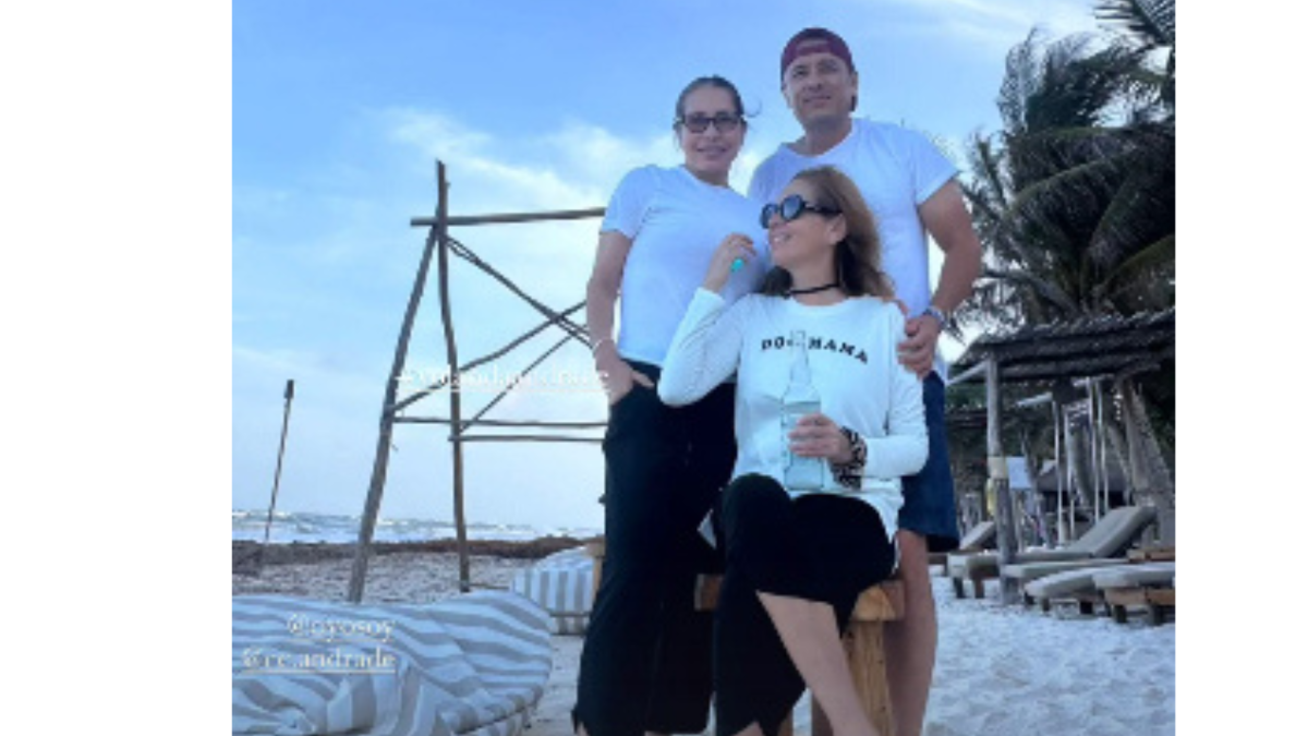 Yolanda Andrade reaparece disfrutando del sol, la playa y sus hermanos ¡mejor que nunca!